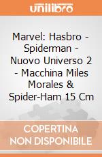 Marvel: Hasbro - Spiderman - Nuovo Universo 2 - Macchina Miles Morales & Spider-Ham 15 Cm giochi