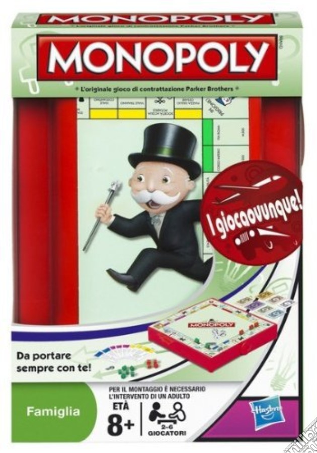 Monopoly - Edizione Da Viaggio gioco di Hasbro