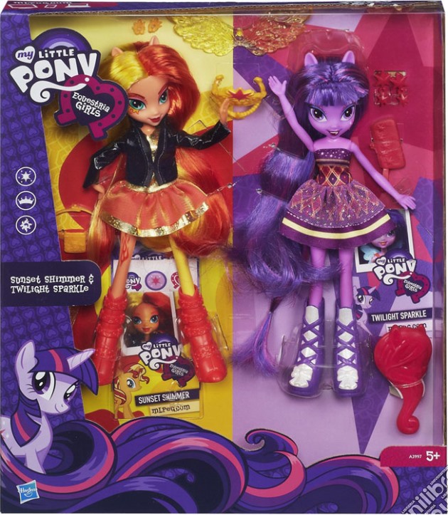 My Little Pony - Equestria Girls - Twilight Sparkle E Sunset Shimmer gioco di Hasbro