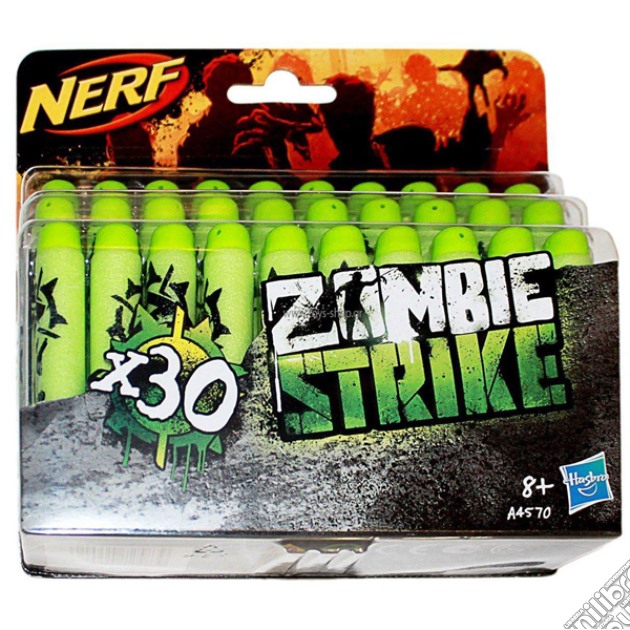 Nerf - Zombie - Ricarica 30 Dardi gioco di Hasbro