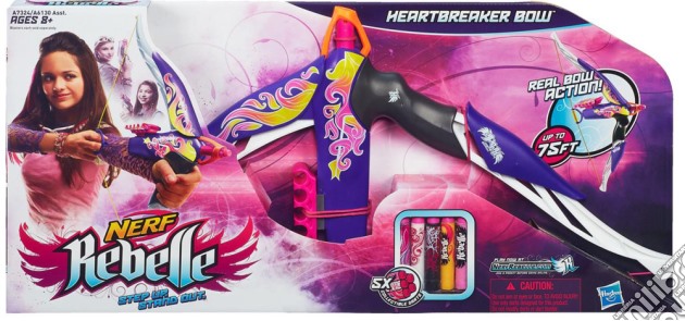 Nerf - Rebelle - Arco Heartbreaker gioco di Hasbro