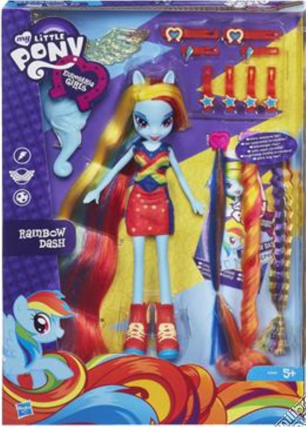 My Little Pony - Equestria Girls - Rainbow Dash Criniera Magica gioco di Hasbro