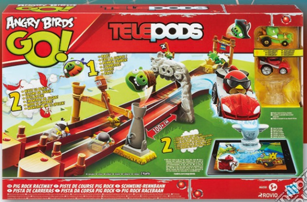 Angry Birds - Go - Telepods - Pista Pig Rock gioco di Hasbro