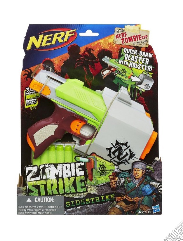 Nerf - Zombie - Side Strike gioco di Hasbro