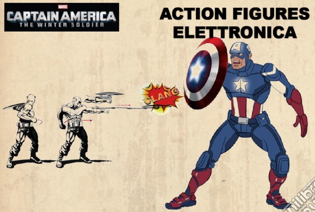 Captain America - The Winter Soldier - Action Figure Elettronico gioco di Hasbro