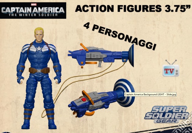 Captain America - The Winter Soldier - Action Figure 10 Cm gioco di Hasbro