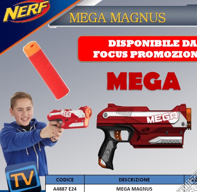 Nerf - N-Strike Mega Magnus gioco di Hasbro