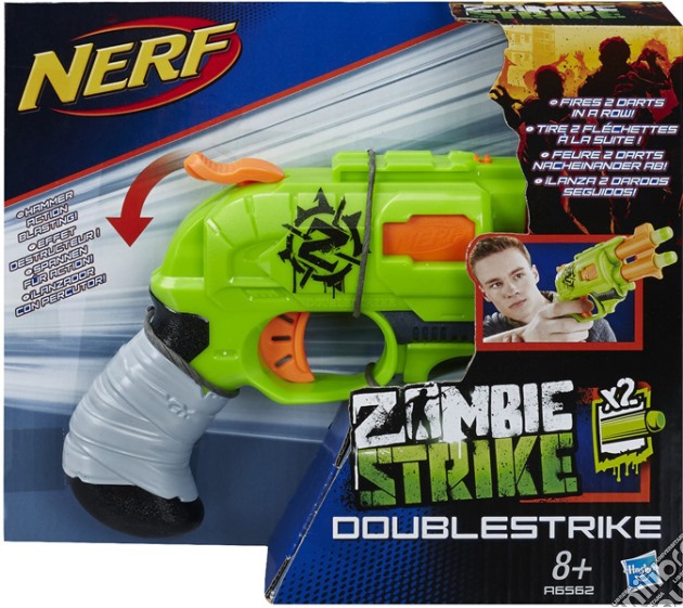 Nerf - Zombie - Double Strike gioco di Hasbro