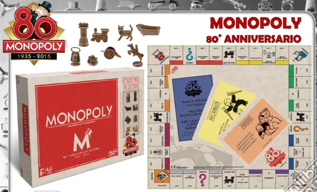 Monopoly - Edizione 80° Anniversario gioco di Hasbro