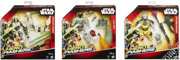Star Wars - Hero Mashers - Action Figure Deluxe Con Accessori (un articolo senza possibilità di scelta) gioco di Hasbro