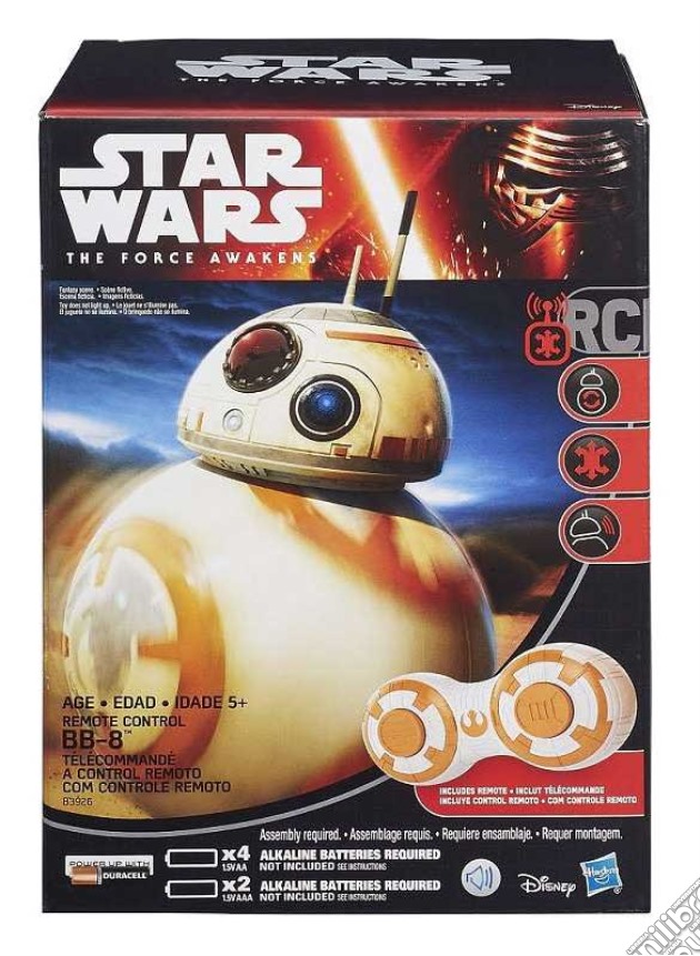 Star Wars - Episodio 7 - Bb-8 Con Radiocomando gioco di Hasbro