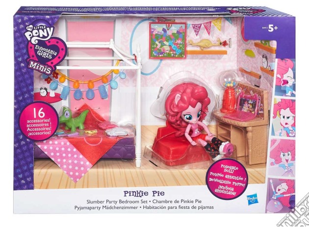 My Little Pony - Equestria Girls - Playset Cameretta Di Pinkie Pie gioco di Hasbro