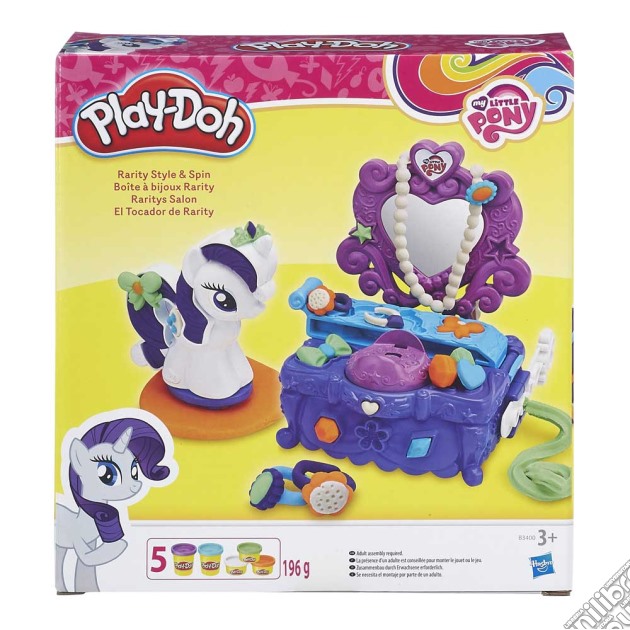 Play-Doh - My Little Pony - Rarity Style And Spin gioco di Hasbro