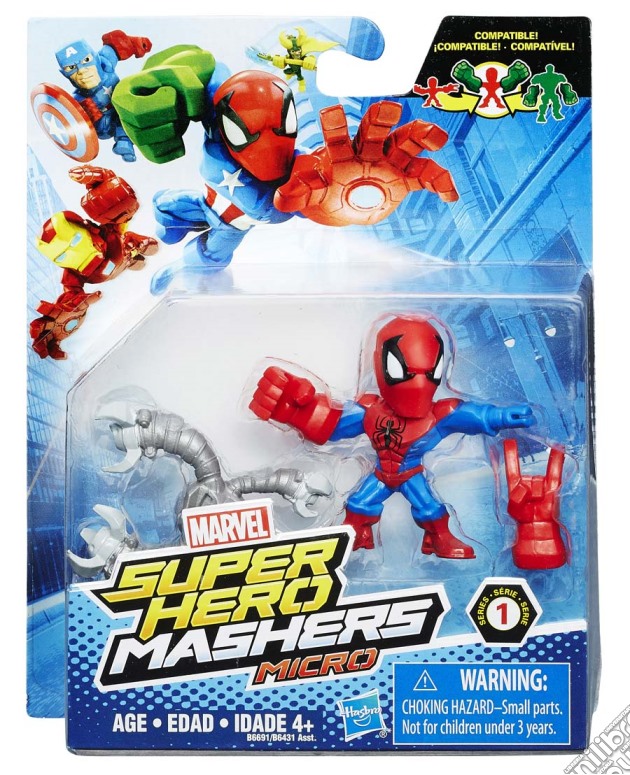 Hero Mashers - Super Hero Mashers - Micro Action Figure (un articolo senza possibilità di scelta) gioco di Hasbro