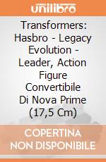 Transformers: Hasbro - Legacy Evolution - Leader, Action Figure Convertibile Di Nova Prime (17,5 Cm) giochi