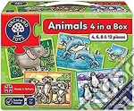 Orchard Toys: Animals 4 In A Box giochi