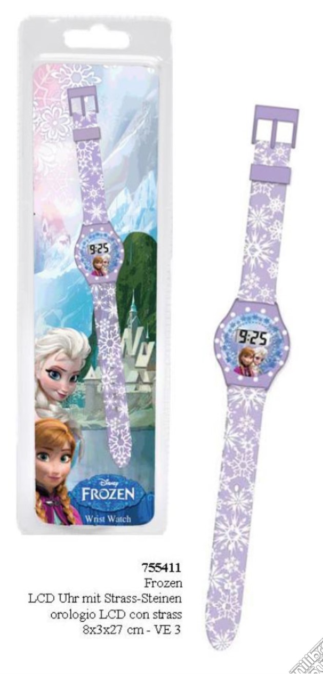 Frozen - Orologio Lcd Con Strass gioco di Joy Toy