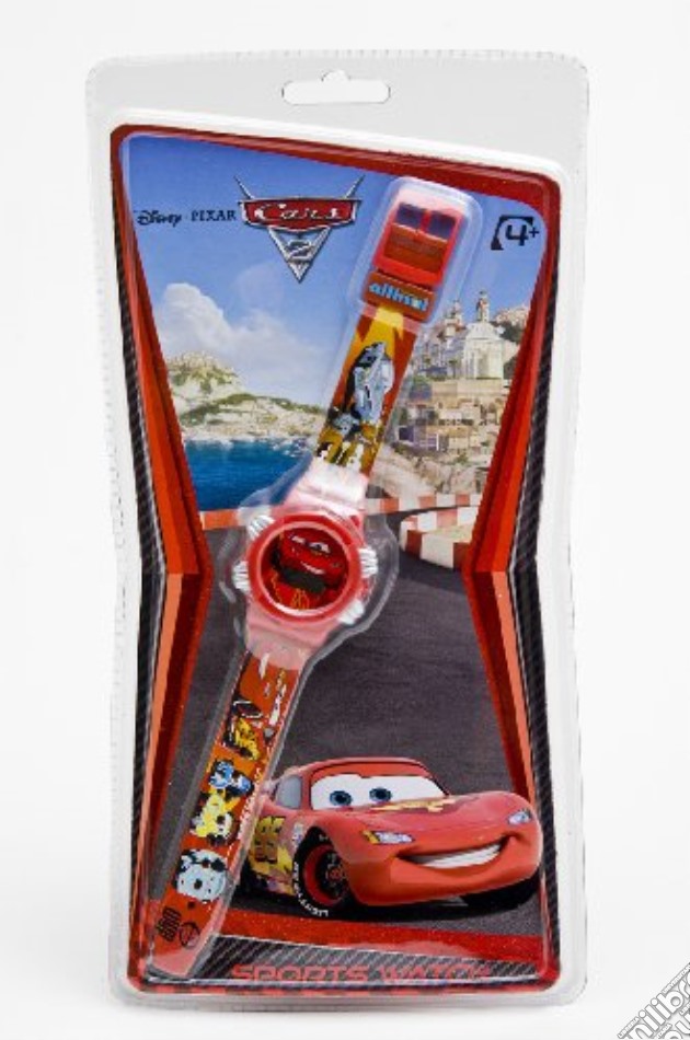 Cars 2 - Orologio LCD - Rosso gioco di Joy Toy