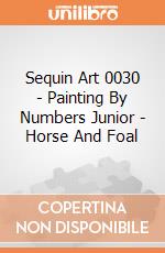 Sequin Art 0030 - Painting By Numbers Junior - Horse And Foal gioco di Sequin Art