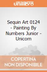 Sequin Art 0124 - Painting By Numbers Junior - Unicorn gioco di Sequin Art