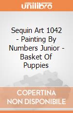 Sequin Art 1042 - Painting By Numbers Junior - Basket Of Puppies gioco di Sequin Art