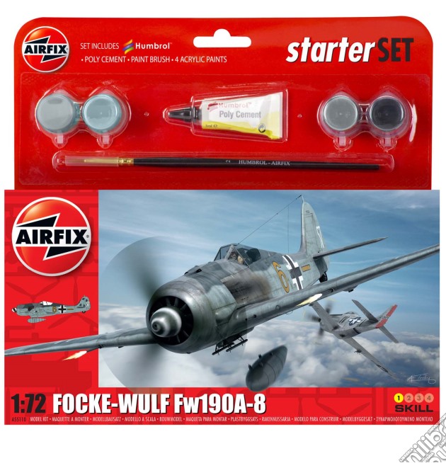 Airfix Small Starter Set - Focke Wulf 190A-8 Starter Set gioco di Airfix