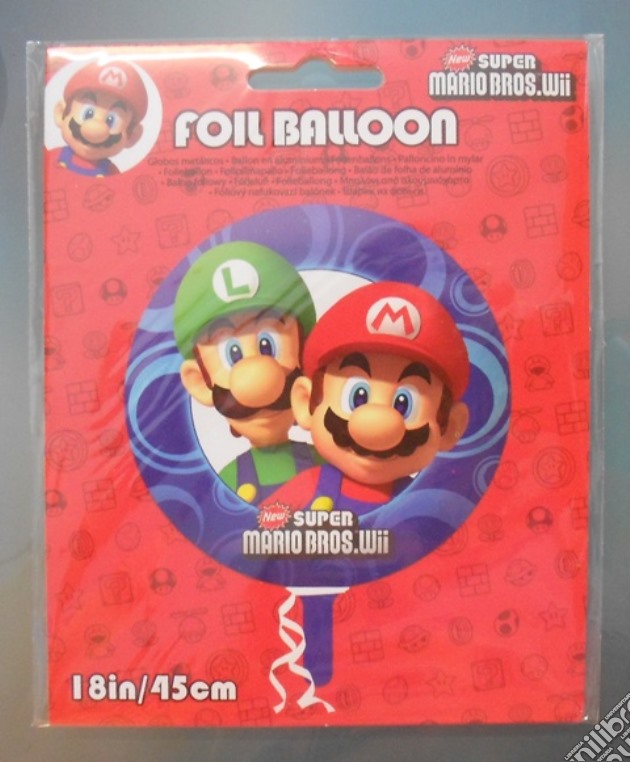 Super Mario Bros Wii - Palloncino 45 Cm gioco di Como Giochi