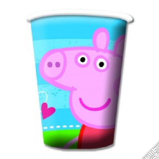 Peppa Pig - 8 Bicchieri Di Carta gioco di Peppa Pig