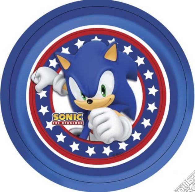 Sonic - 8 Piatti 23 Cm gioco di Como Giochi