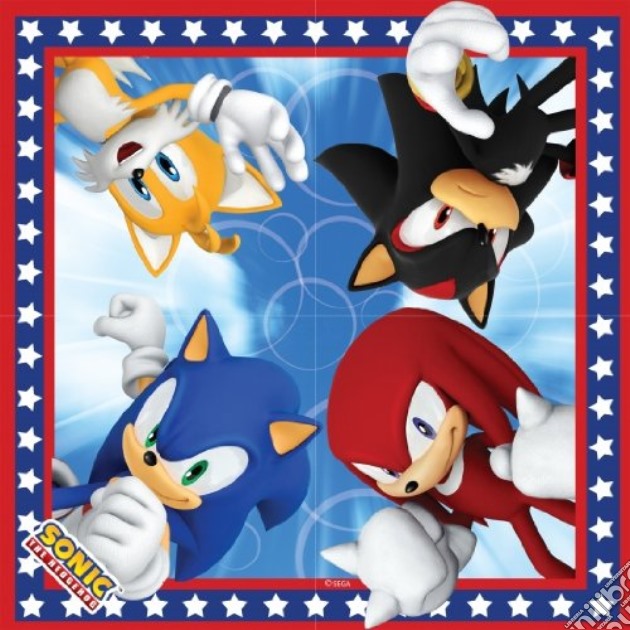 Sonic - 16 Tovaglioli Di Carta gioco di Como Giochi