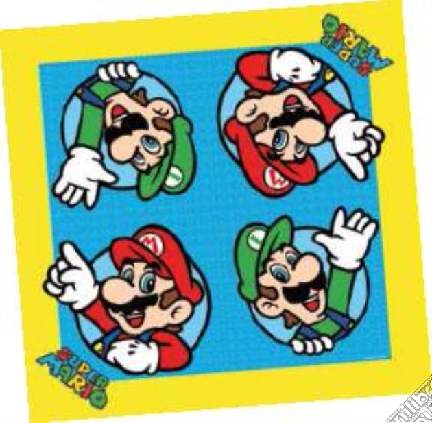 Super Mario - 16 Tovaglioli Di Carta gioco di Como Giochi