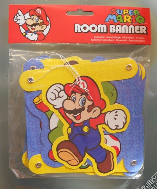 Super Mario - Bandierine gioco di Como Giochi
