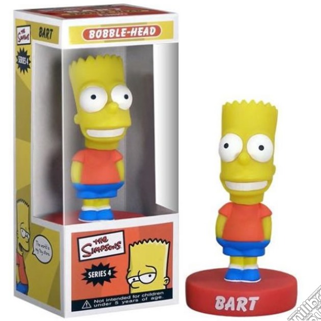 Statua Bobble Head Bart Simpson 15cm gioco di GAF