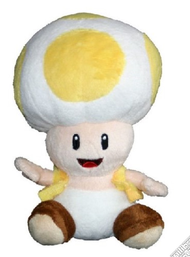 Mario Bros - Peluche Toad Giallo 17 Cm gioco di Nintendo