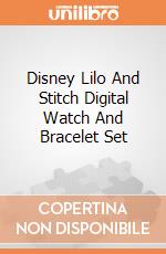 Disney Lilo And Stitch Digital Watch And Bracelet Set giochi