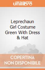 Leprechaun Girl Costume Green With Dress & Hat gioco di Smiffy's