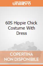 60S Hippie Chick Costume With Dress gioco di Smiffy's