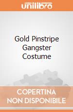 Gold Pinstripe Gangster Costume gioco di Smiffy'S