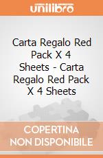 Carta Regalo Red Pack X 4 Sheets - Carta Regalo Red Pack X 4 Sheets giochi