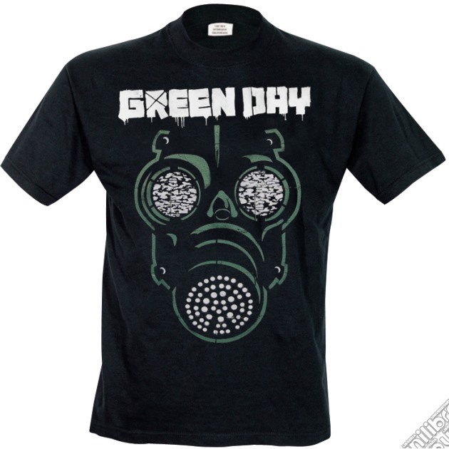 Green Day: Green Mask (T-Shirt Unisex Tg. S) gioco di Rock Off