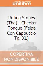 Rolling Stones (The) - Checker Tongue (Felpa Con Cappuccio Tg. XL) gioco di Rock Off