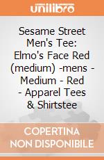 Sesame Street Men's Tee: Elmo's Face Red (medium) -mens - Medium - Red - Apparel Tees & Shirtstee gioco