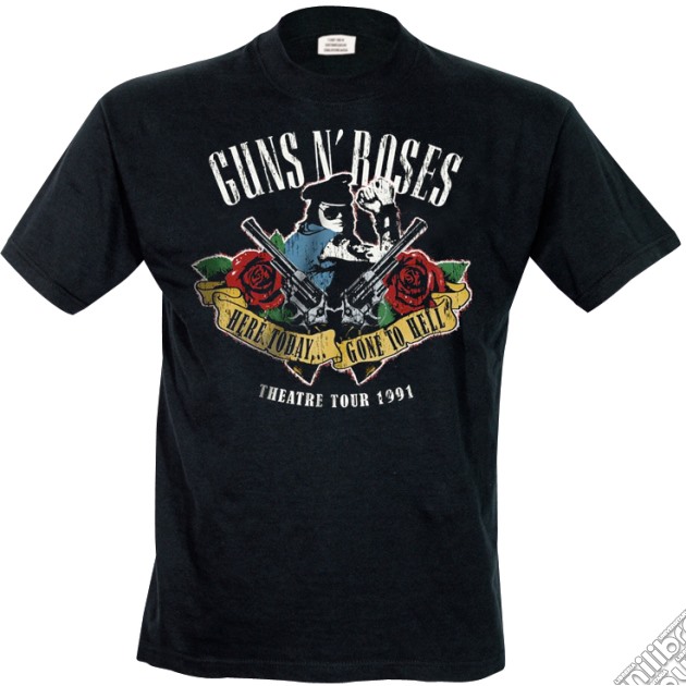 Guns N' Roses: Here Today And Gone To Hell (T-Shirt Unisex Tg. S) gioco di Rock Off