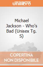 Michael Jackson - Who's Bad (Unisex Tg. S) gioco di Rock Off