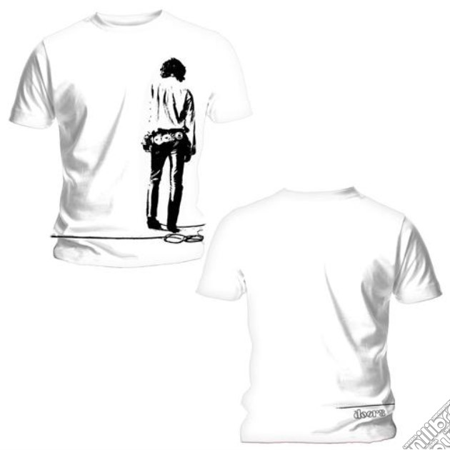 Doors (The): Back Print Solitary White (T-Shirt Unisex Tg. S) gioco di Rock Off