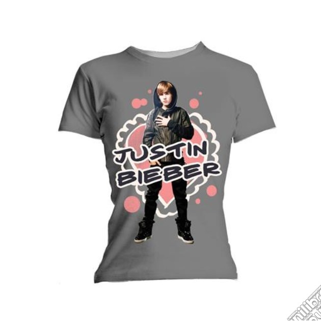 Justin Bieber: Cut Out Hearts (T-Shirt Donna Tg. M) gioco di Rock Off