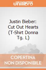 Justin Bieber: Cut Out Hearts (T-Shirt Donna Tg. L) gioco di Rock Off