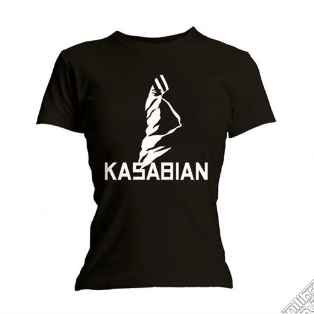 Kasabian: Ultra Black (T-Shirt Donna Tg. S) gioco di Rock Off