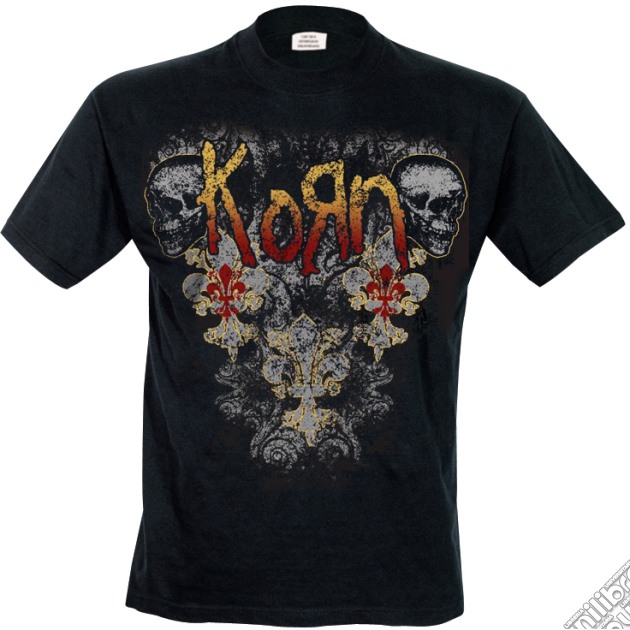 Korn - Skulldelis (T-Shirt Uomo S) gioco di Rock Off
