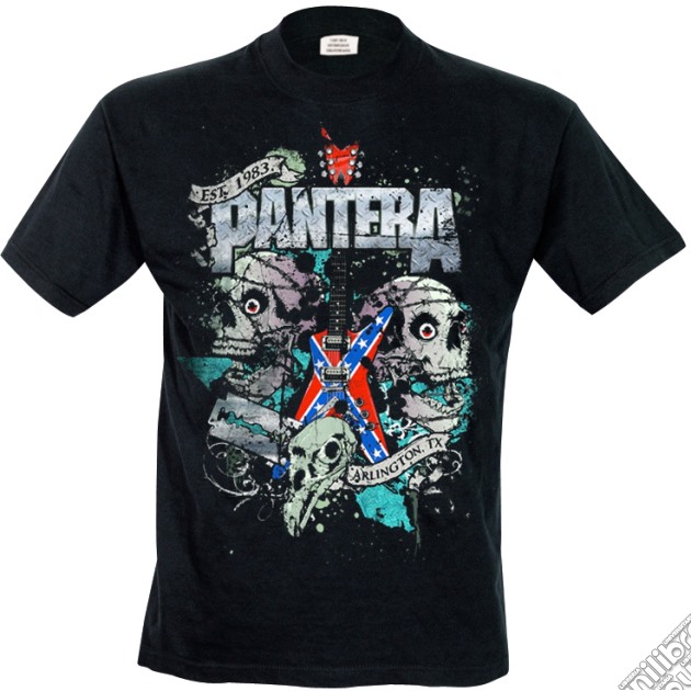 Pantera - Texas Skull (T-Shirt Uomo M) gioco di Rock Off